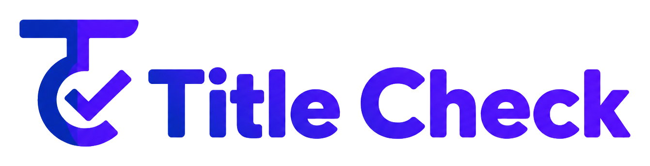 Title Check